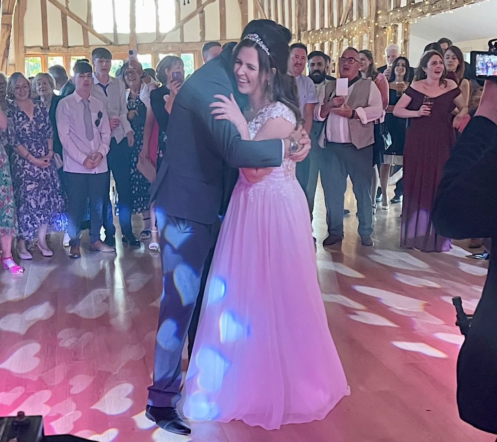 First Dance at Colville Hall – Wedding Singer & DJ James Barlow - James Barlow - Wedding Singer Bride and groom share their first dance at Colville Hall, with live music and DJ entertainment by James Barlow, professional wedding singer and DJ